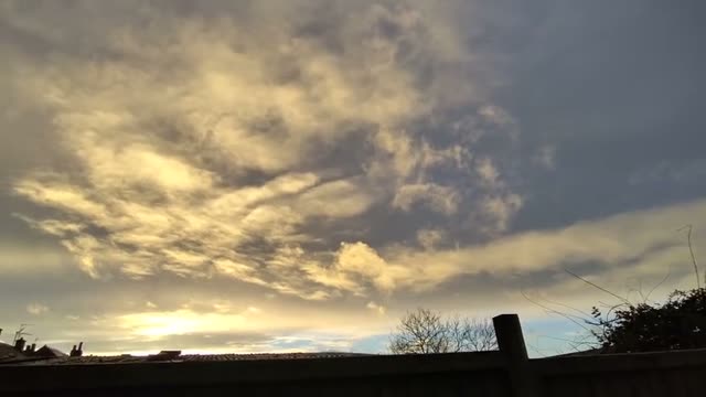 Altocumulus in sunset Galley Common 2 Jan 2022